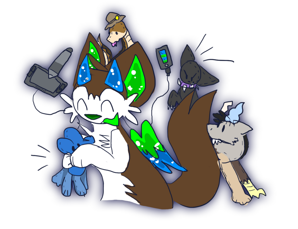 Characters: Yoshipup (me), Four (bfb), Mr.Snake (Bad Guys), Scourge (WC) and Discord (MLP)